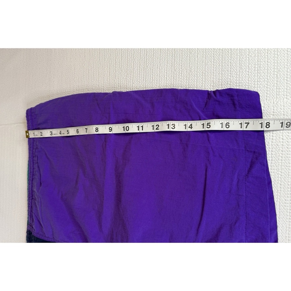 Vintage Dash 90s Colorblock‎ Swim Trunks XL Purple Teal Surf Beach Shorts Mesh - Picture 6 of 9